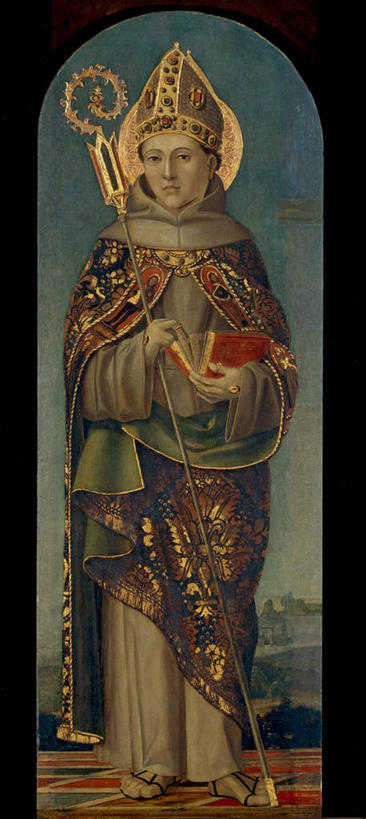 成年人,一个人,竖图,全景,室外,白天,正面,绘画,仅一个男性,艺术,古典,文艺复兴,拿着,文化,工艺品,品味,摄影,宗教,美术,高雅,基督教,肖像,意大利文化,美学,圣人,书,彩图,主教冠