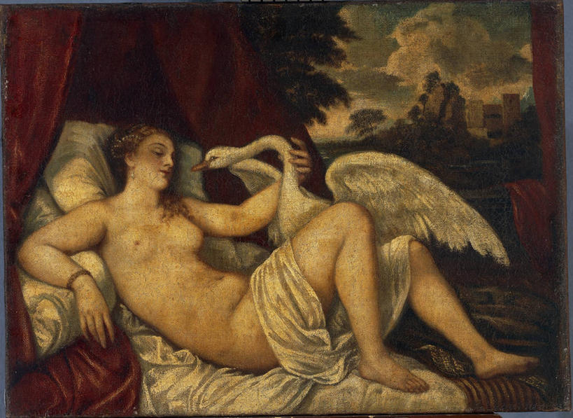 成年人,乳房,裸体,一个人,微笑,横图,插画,室内,白天,侧面,旅游,度假,绘画,友谊,数码,科技,美景,窗帘,野生动物,天鹅,油画,仅一个年轻女性,仅一个女性,仅一个人,阴影,艺术,网络,鸟类,景观,床单,高光,几何,计算机图形,古典,合成,图画,拿着,文化,娱乐,床上用品,画,树,自然,工艺品,品味,享受,休闲,景色,放松,摄影,美术,电脑合成图,数码合成图,高雅,合成图,关爱,自然风光,漫画,写实,具体,具象,美学,美术工艺,年轻女性,女人,女性,年轻人,仰卧,彩图,爱,传统文化,美人,勒达,过去