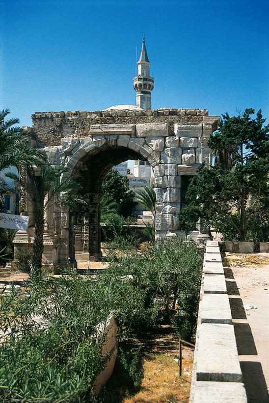 无人,竖图,室外,白天,建筑,非洲,利比亚,拱门,图像,历史,摄影,主题,古典风格,北非,构图,古代文明,自然地理,彩图,时空,状态