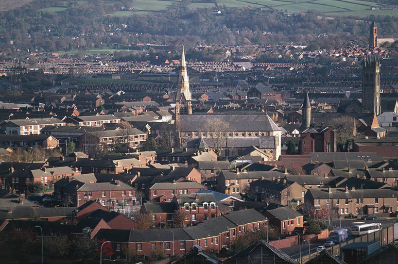 无人,横图,俯视,室外,白天,度假,美景,城市风光,城市,建筑,酒店,英国,欧洲,北爱尔兰,屋顶,景观,尖顶,首都,娱乐,享受,休闲,景色,放松,摄影,品牌,西欧,都市风光,北欧,华贵,贝尔法斯特,彩图,高角度拍摄,旅行,爱尔兰文化