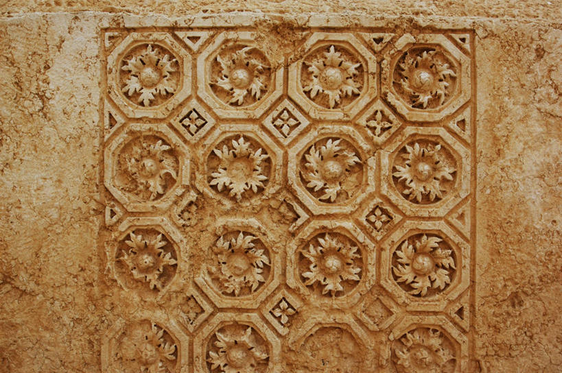 太阳穴,无人,横图,室内,白天,建筑,雕塑,叙利亚,亚洲,装饰,历史,废墟,地标建筑,摄影,宗教,考古学,中东,地中海文化,古典风格,中东文化,埃及文化,古代文明,灵性,巴尔米拉,贝尔神庙,石块,彩图,传统文化,联合国教科文组织,过去,减轻