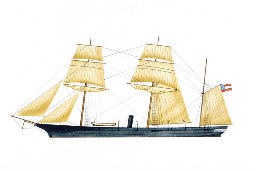 无人,横图,白色背景,侧面,船,美国,军事,历史,一个,白色,邮轮,帆,运输,摄影,军舰,单个,航海,客船,海军,战舰,军用战舰,战船,彩图,美国海军,美国军事