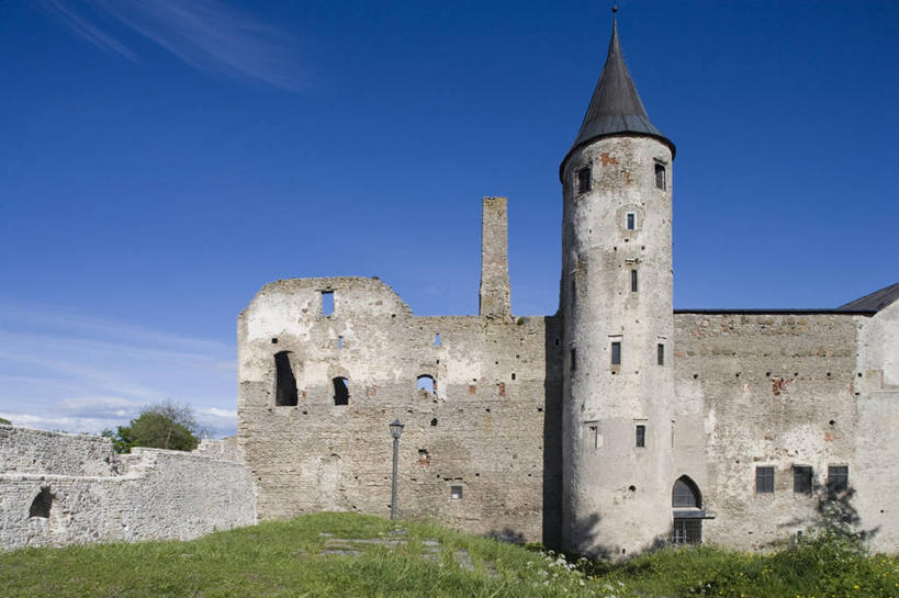 无人,横图,室外,白天,建筑,爱沙尼亚,城堡,历史,废墟,摄影,彩图,旅行,波罗的海三国