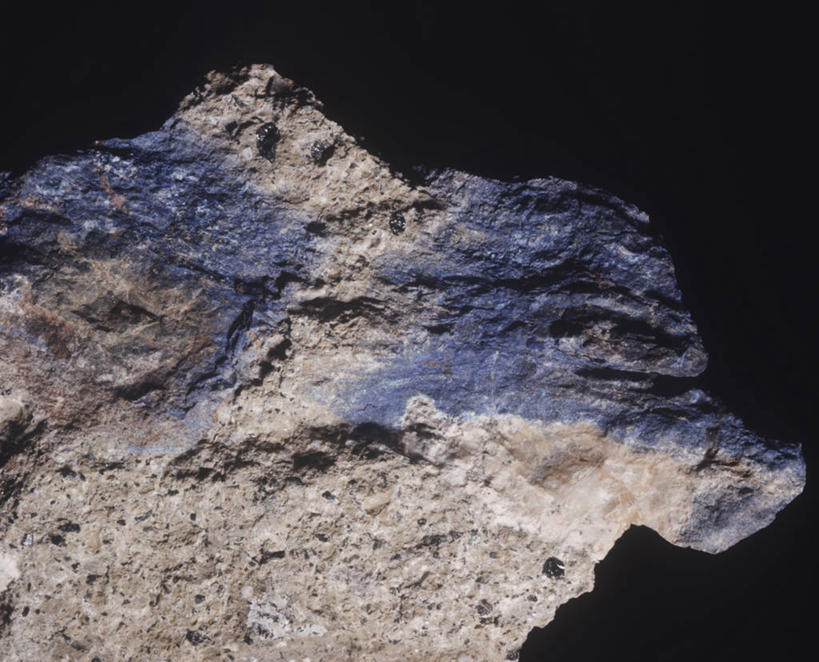 无人,横图,黑色背景,蓝色,灰色,自然,摄影,部分,地质学,矿物质,岩石,彩图,影棚拍摄,天青石