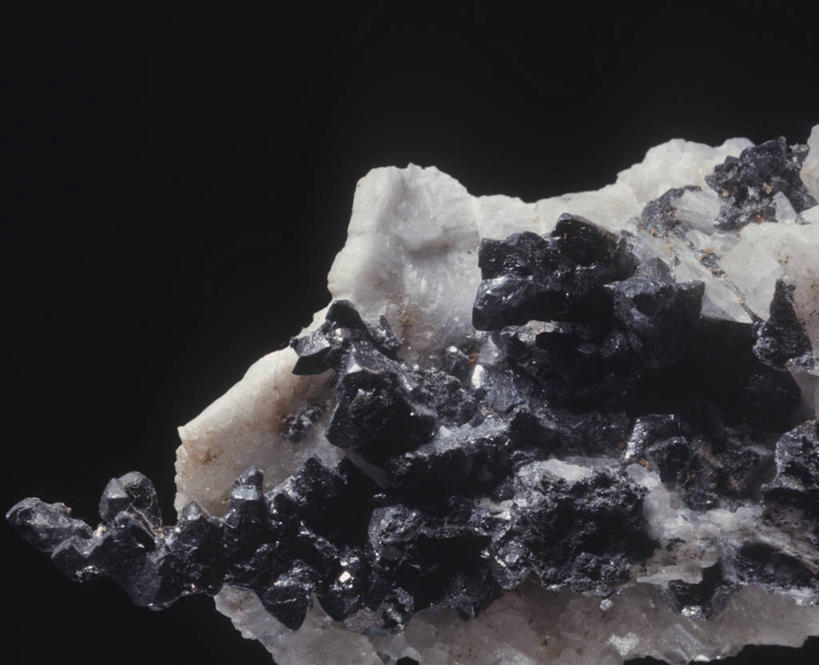 无人,横图,黑色背景,白色,黑色,自然,摄影,部分,地质学,矿物质,方解石,岩石,彩图,影棚拍摄