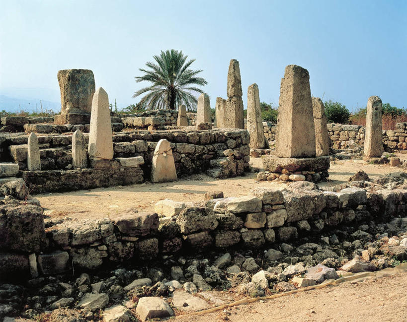 无人,横图,室外,白天,棕榈树,黎巴嫩,围墙,历史,废墟,天空,地标建筑,摄影,考古学,中东,万里无云,古代文明,彩图,旅行