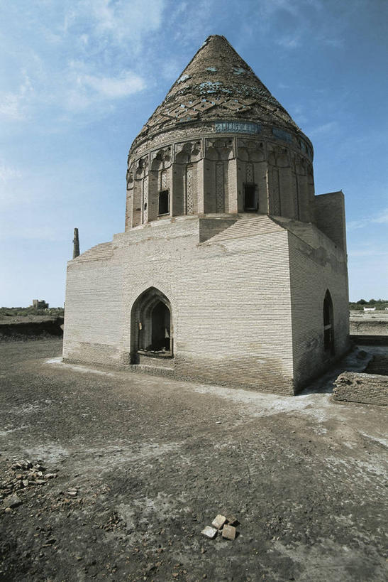 无人,竖图,室外,白天,建筑,土库曼斯坦,历史,地标建筑,摄影,宗教,坟墓,陵墓,伊斯兰教,中亚,宗教建筑,古代文明,彩图,旅行,过去