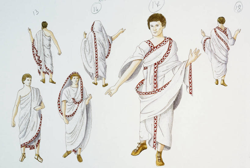 站,横图,插画,白色背景,时尚,数码,科技,阴影,网络,高光,几何,计算机图形,合成,图画,历史,古罗马,画,电脑合成图,数码合成图,合成图,漫画,写实,具体,具象,宽外袍,古代文明,古代史,进展,彩图,过去