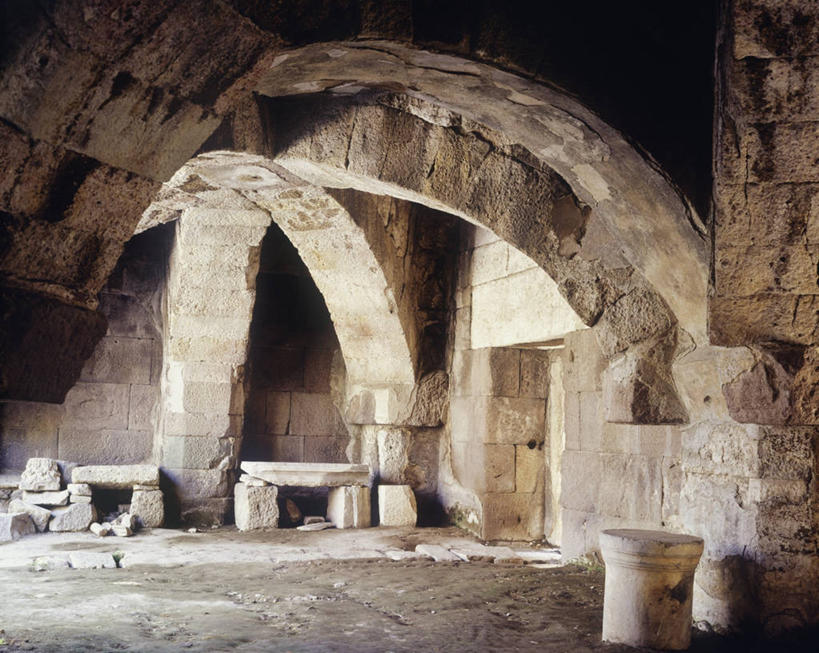 无人,横图,室内,白天,建筑,欧洲,拱门,历史,废墟,摄影,伊兹密尔,古代文明,古代史,彩图,过去