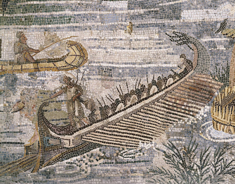 无人,横图,室外,白天,河流,船,士兵,花纹,标志,符号,图案,历史,标识,古罗马,古代,战争,桨,武士,战役,性别符号,古代文明,彩图,男性符号,过去