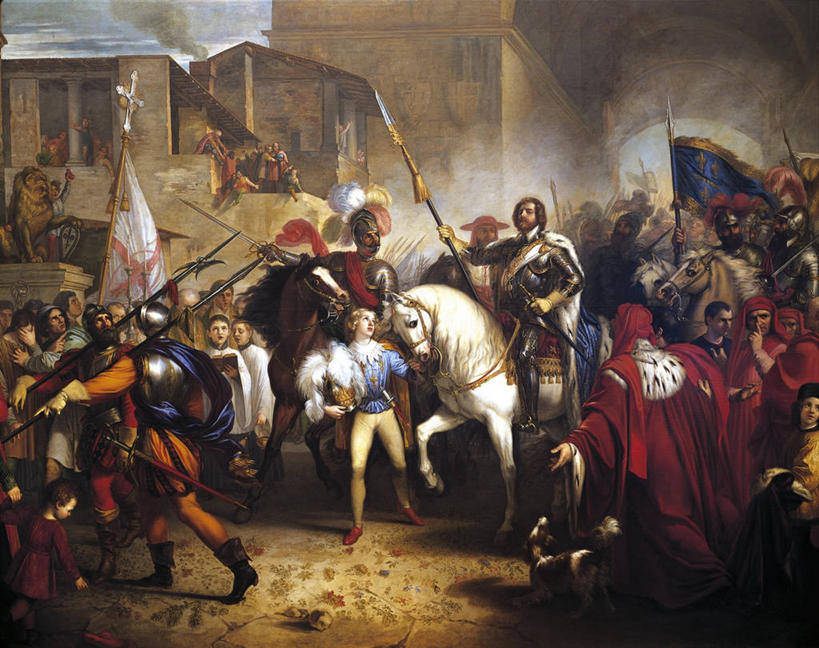 站,横图,方图,插画,室外,白天,民族服装,绘画,满意,数码,科技,狗,马,士兵,骑马,阴影,庆祝,艺术,网络,标语,头盔,大门,古城,许多人,高光,几何,计算机图形,古典,合成,图画,拿着,历史,文化,画,工艺品,品味,一群人,力量,美术,电脑合成图,数码合成图,权威,高雅,合成图,成就,军服,群众,漫画,长矛,渴望,军事阅兵,写实,具体,具象,美学,美术工艺,步行,彩图,传统服装,民俗服