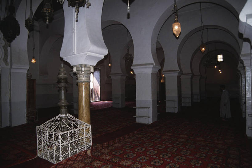 无人,横图,室内,白天,建筑,阿尔及利亚,柱子,拱门,地标建筑,摄影,宗教,照亮,伊斯兰教,宗教建筑,清真寺,大清真寺,彩图