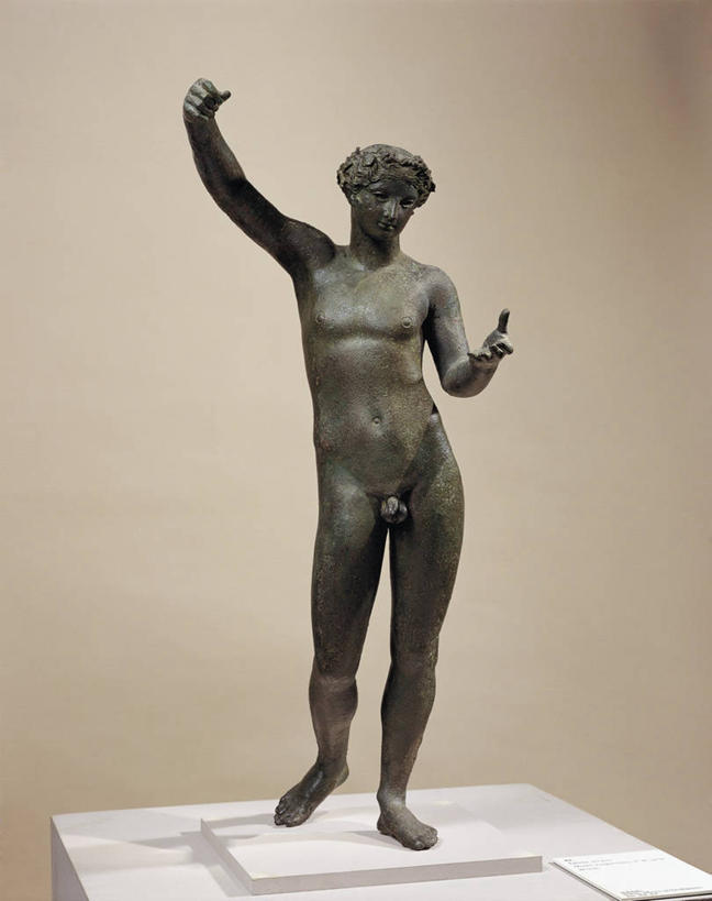 裸体,无人,竖图,室内,白天,雕塑,倒,标志,符号,标识,古罗马,古代,一个,摄影,单个,青春期,青铜,性别符号,美术工艺,彩图,男性符号