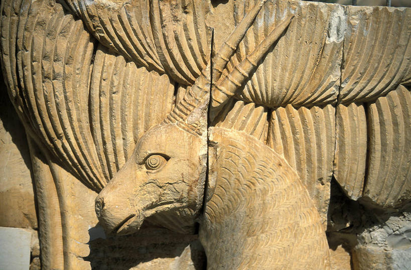 无人,横图,室外,特写,白天,正面,静物,雕塑,叙利亚,亚洲,阴影,艺术,装饰,光线,雕刻,雕像,影子,阳光,工艺品,纪念,美术,主题,西亚,陈列,功能,美学,阿拉伯叙利亚共和国,巴尔米拉,巴尔米拉古城,巴尔米拉遗址,彩图