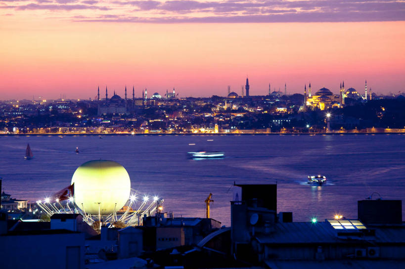 无人,横图,室外,度假,美景,日落,城市风光,城市,建筑,欧洲,景观,娱乐,自然,黄昏,享受,休闲,景色,放松,摄影,宁静,照亮,自然风光,剪影,伊斯坦布尔,金角湾,博斯普鲁斯海峡,彩图