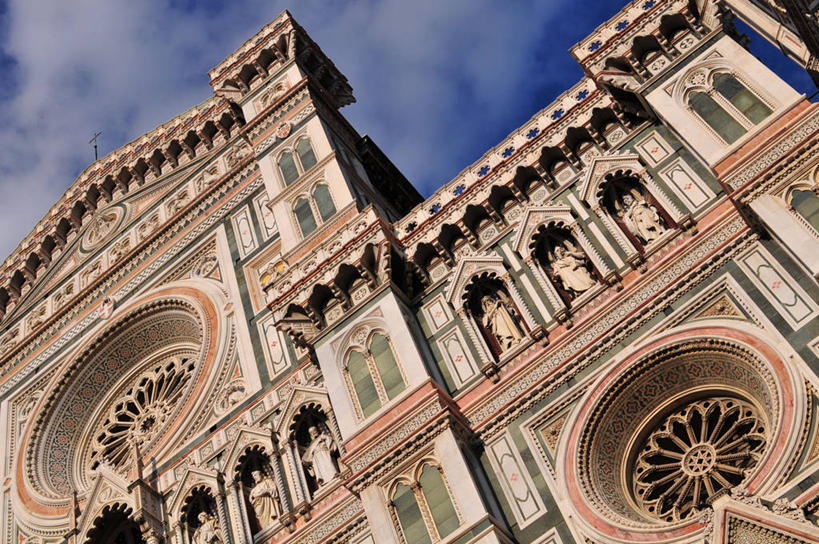 无人,横图,室外,白天,仰视,建筑,意大利,摄影,部分,意大利文化,哥特式风格,式样,彩图,低角度拍摄,大教堂,壁架