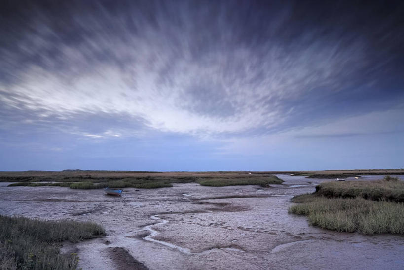 无人,横图,室外,英国,地平线,海岸线,云,辽阔,地面,英格兰,草,天空,自然,黄昏,广阔,摄影,宁静,一望无际,沼泽,延伸,滩涂,天地相交,无边无际,一马平川,彩图