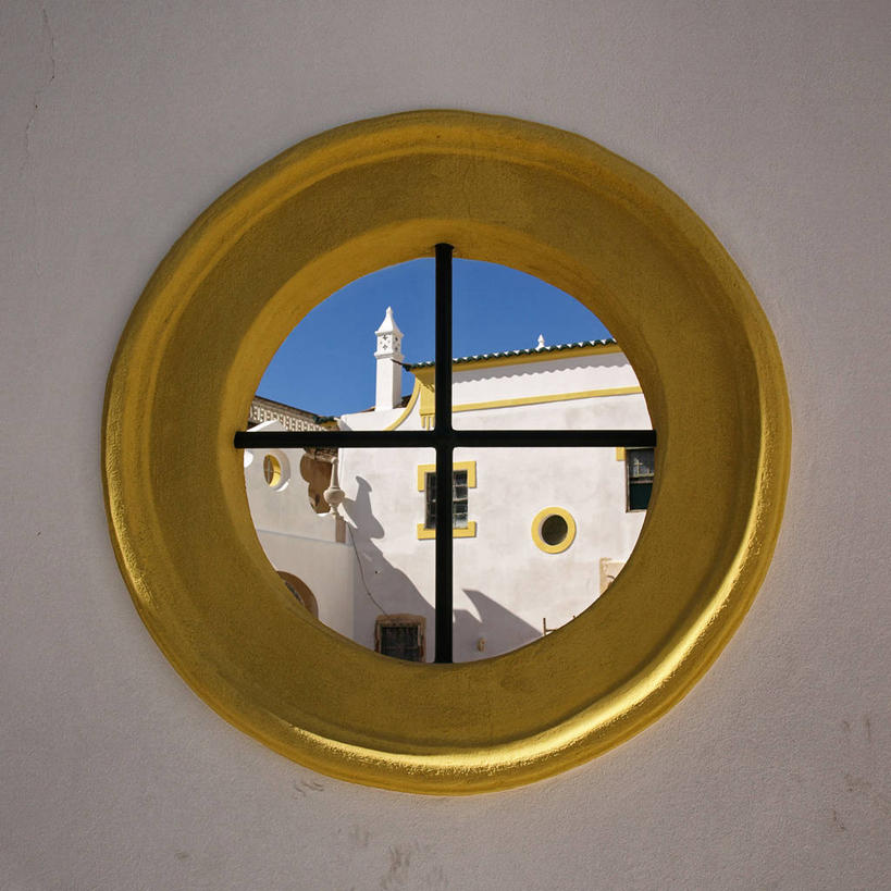 无人,方图,室内,窗户,建筑,葡萄牙,圆形,房屋,天空,摄影,法鲁区,设计,彩图