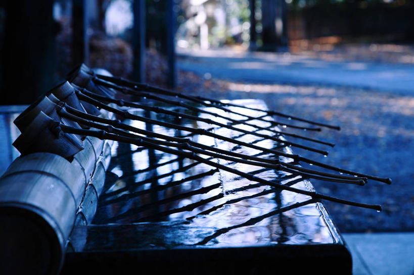 无人,横图,室外,白天,水,东京,日本,一排,竹制,日本文化,整齐,竹筒,水滴,首都,排列,容器,摄影,佛教,储藏,宁静,竹制品,储存,队列,纯净,彩图,贮存