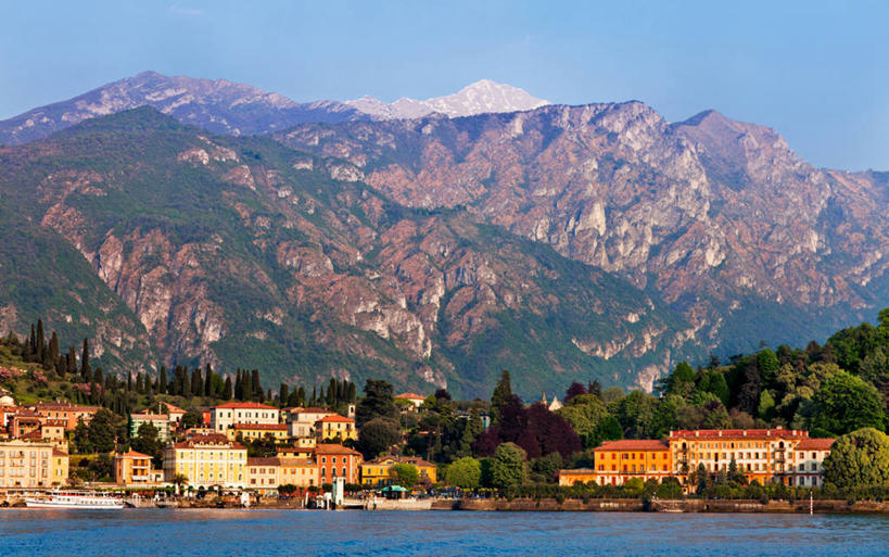 无人,横图,室外,白天,湖,山,意大利,房屋,乡村,云,树,天空,自然,社区,摄影,宁静,意大利文化,伦巴第大区,科摩湖,科莫,彩图