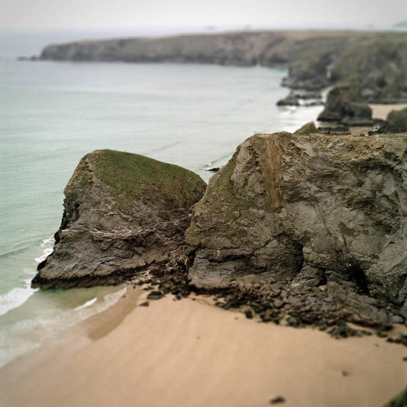 无人,方图,室外,白天,海洋,美景,英国,沙子,景观,悬崖,自然,景色,摄影,宁静,自然风光,海景,移轴摄影,海滩,岩石,彩图