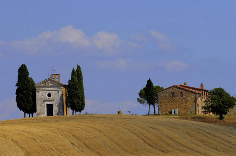 无人,横图,室外,白天,建筑,意大利,地形,云,首都,历史,草,树,天空,自然,摄影,宁静,基督教,宗教建筑,皮恩札,彩图