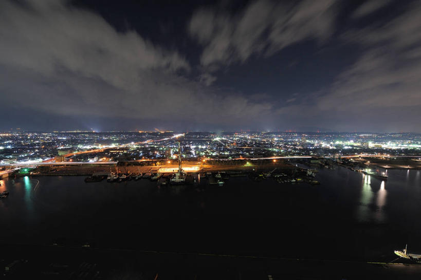 无人,横图,室外,夜晚,度假,美景,水,城市风光,城市,船,日本,日本文化,景观,云,娱乐,工业区,天空,享受,休闲,景色,放松,工业,运输,摄影,照亮,三重县,彩图,海港