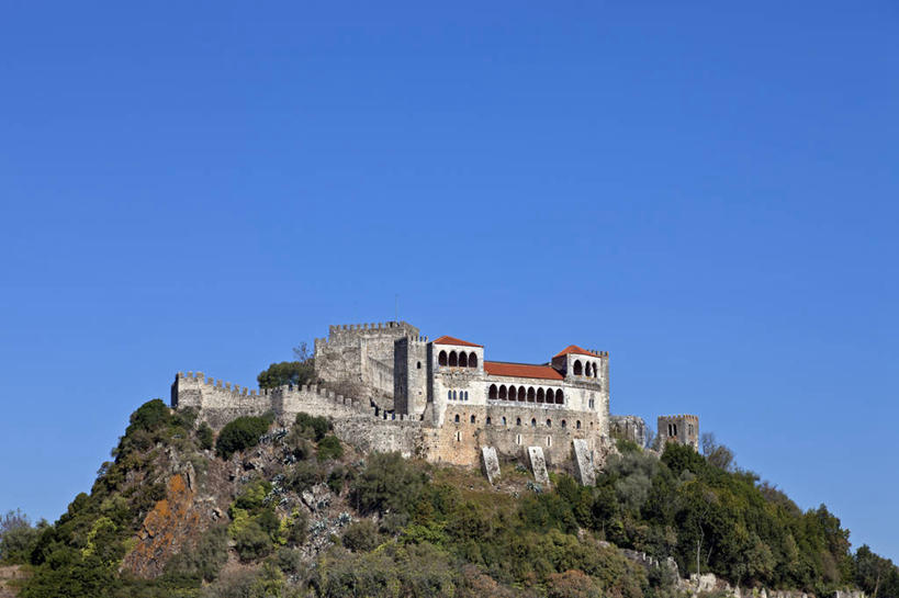 无人,横图,室外,白天,留白,建筑,葡萄牙,城堡,天空,摄影,宁静,彩图,莱里亚