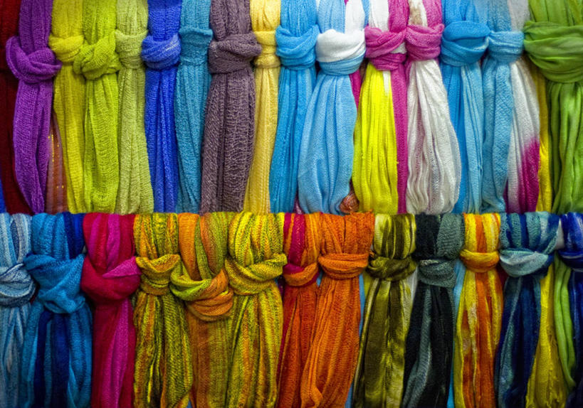 无人,横图,背景,克罗地亚,一排,许多,丰富,整齐,头巾,头饰,很多,排列,发饰,摄影,多样,队列,选择,巴尔干,式样,里耶卡,全画面,全框架,全帧,全画幅