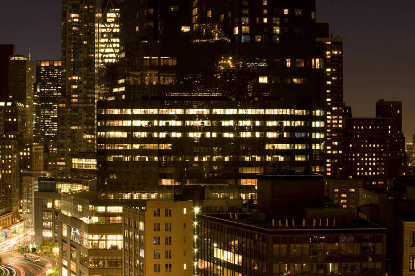 无人,横图,室外,夜晚,建筑,街道,纽约,美国,公寓,光亮,摄影,照亮,纽约州,旅行