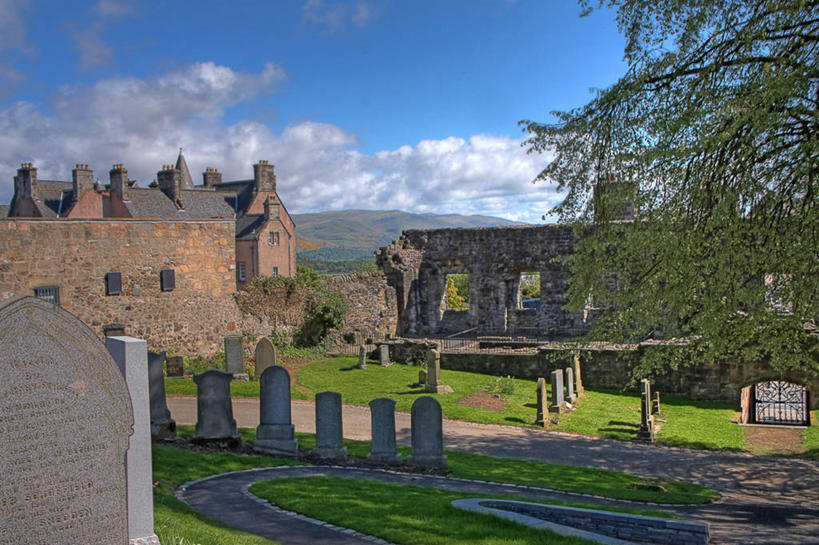 无人,横图,室外,白天,美景,英国,房屋,景观,枝,历史,苏格兰,废墟,树,中环,自然,墓地,景色,摄影,死亡,坟墓,自然风光,北欧,结束,彩图,旅行,过去