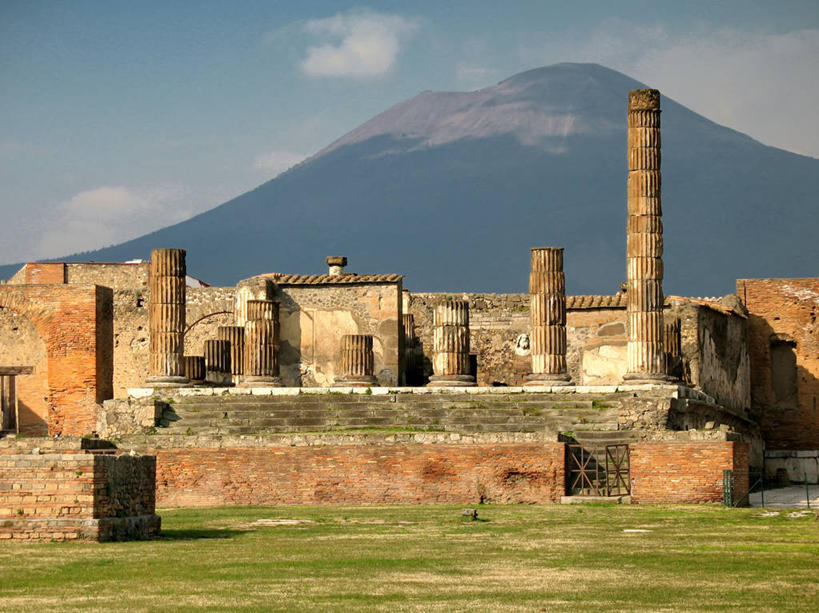 无人,横图,室外,白天,意大利,古罗马,废墟,摄影,考古学,意大利文化,维苏威火山,庞贝,彩图,过去