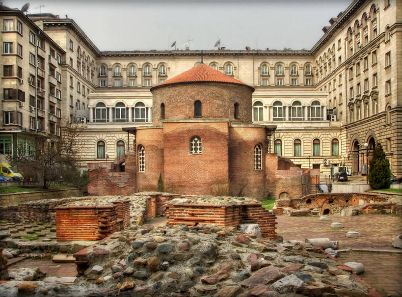 无人,教堂,横图,室外,白天,建筑,保加利亚,首都,历史,摄影,考古学,基督教,索非亚,彩图,旅行