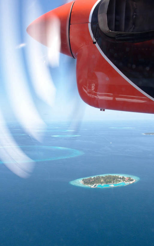 无人,竖图,俯视,技术,海洋,飞机,马尔代夫,小的,螺旋桨,飞,自然,发动机,运输,摄影,印度洋,彩图,高角度拍摄