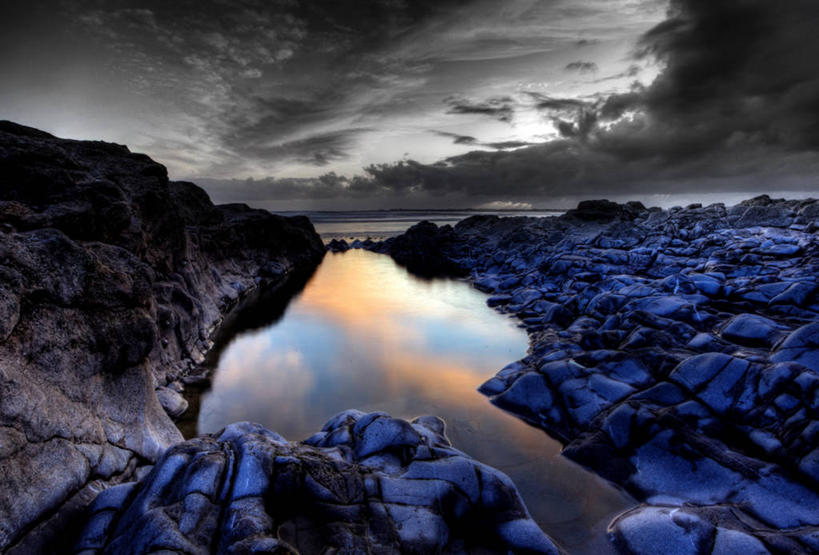 无人,横图,室外,海洋,英国,反射,河岸,水面,悬崖,首都,风景,摄影,宁静,加的夫,死水,岩石,彩图,韧性