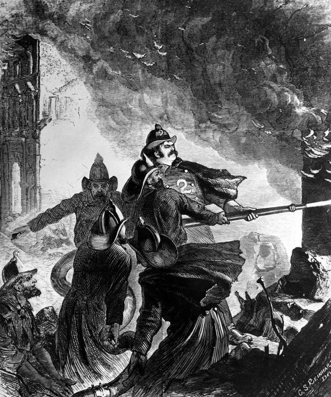 成年人,中年人,一个人,消防员,竖图,黑白,插画,室外,夜晚,数码,科技,火,仅一个男性,仅一个人,仅一个中年男性,阴影,网络,高光,几何,计算机图形,合成,图画,画,烟,熄灭,电脑合成图,数码合成图,合成图,漫画,写实,具体,具象,勇气,援救,男人,男性,中年男性