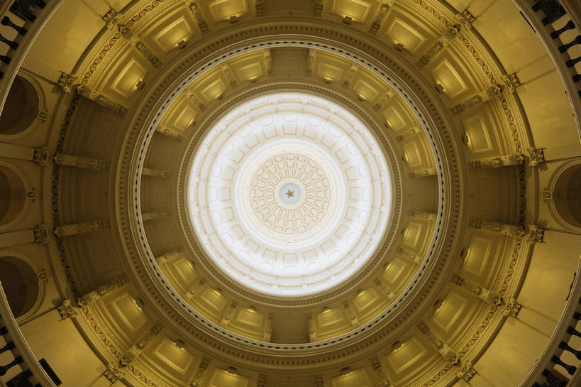 无人,横图,室内,天花板,建筑,美国,圆形,光,注视,观察,看,摄影,观看,照亮,察看,北美,圆顶建筑,关注,德克萨斯,式样,奥斯汀镇,设计,彩图