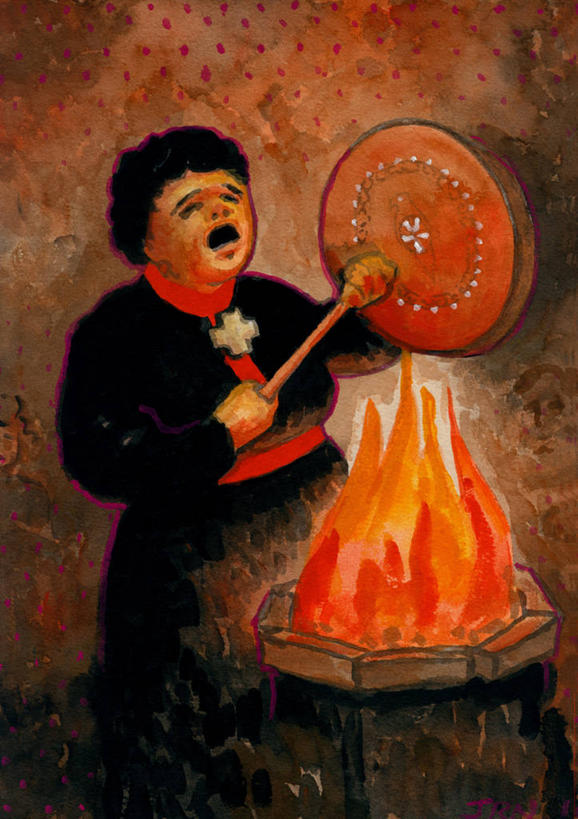 成年人,嘴,头发,一个人,站,竖图,插画,绘画,数码,科技,火,仅一个女性,阴影,庆祝,艺术,网络,长袍,十字架,高光,几何,计算机图形,古典,合成,图画,文化,画,黑色,工艺品,品味,张嘴,人体,唱,美术,电脑合成图,数码合成图,高雅,合成图,漫画,张大嘴巴,写实,具体,具象,美学,铜锣,口,口腔,嘴巴,嘴唇,张开嘴,彩图