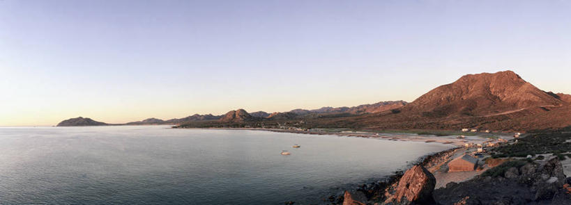 无人,横图,全景,室外,美景,山,墨西哥,地平线,海岸线,景观,辽阔,地面,风景,自然,黄昏,广阔,景色,摄影,宁静,一望无际,拉丁美洲,自然风光,延伸,万里无云,天地相交,无边无际,一马平川,下加利福尼亚州,彩图