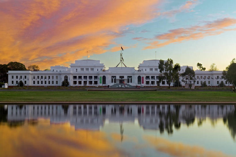 无人,码头,横图,室外,日落,港口,建筑,澳大利亚,对称,反射,池塘,云,首都,风景,天空,黄昏,摄影,宁静,政府大楼,政府,大洋洲,堪培拉,议会大楼,新南威尔士,彩图,摆渡口,埠头,渡口,渡头,港湾,海港,货运码头,口岸,商港