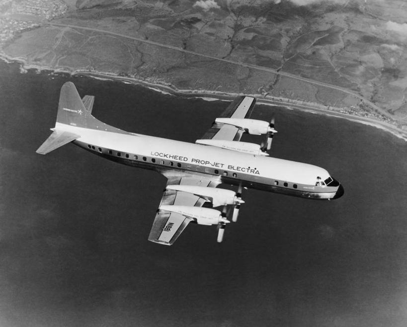 无人,横图,俯视,黑白,室外,白天,海洋,水,飞机,岛,飞,天空,运输,摄影,飞行器,高角度拍摄,旅行,洛克希德