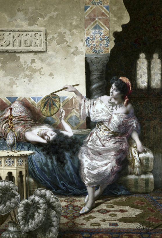 成年人,一个人,两个人,坐,躺,竖图,插画,室内,白天,绘画,数码,科技,床,沙发,叶子,油画,仅一个年轻女性,仅一个女性,仅一个人,阴影,艺术,网络,扇子,高光,几何,计算机图形,古典,热,合成,图画,文化,画,工艺品,品味,放松,协助,美术,电脑合成图,数码合成图,高雅,合成图,漫画,写实,具体,具象,美学,美术工艺,妓院,年轻女性,女人,女性,年轻人,休闲活动,彩图