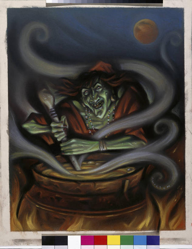 成年人,老年人,一个人,竖图,插画,数码,科技,仅一个女性,仅一个人,阴影,网络,高光,几何,计算机图形,热,合成,图画,画,虚构,幻想,魔法,仅一个老年女性,电脑合成图,数码合成图,合成图,肖像,漫画,女巫,丑陋,写实,具体,具象,邪恶,搅动,老年女性,女人,女性,烹调,半身,彩图