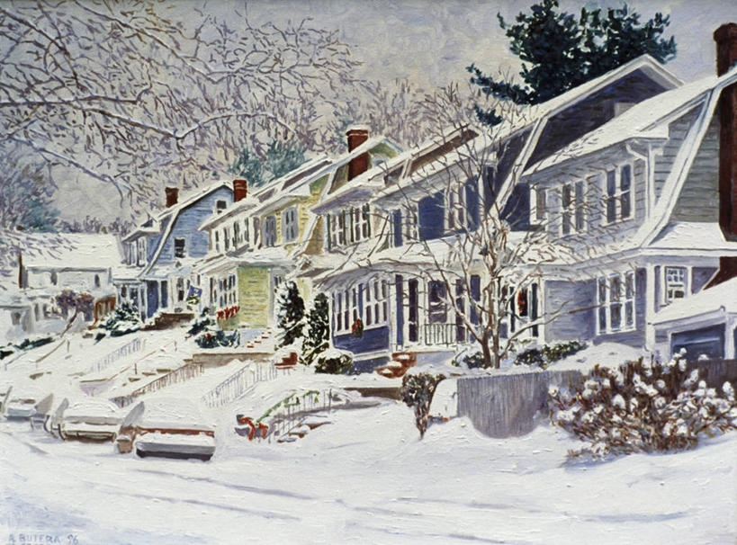 无人,横图,插画,室外,白天,数码,科技,雪,建筑,纽约,美国,阴影,网络,房屋,冬天,郊区,高光,几何,计算机图形,合成,图画,画,树,寒冷,电脑合成图,数码合成图,合成图,漫画,纽约州,写实,具体,具象,史坦登岛,彩图,居住区