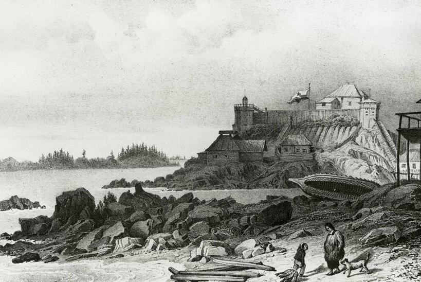 两个人,横图,黑白,插画,室外,白天,数码,科技,海洋,船,狗,旗帜,加拿大,阴影,朦胧,模糊,网络,海岸线,高光,几何,计算机图形,合成,图画,画,天空,电脑合成图,数码合成图,北美,北美洲,合成图,美洲,漫画,阿拉斯加,写实,具体,具象,北亚美利加洲,亚美利加洲,卑诗省,不列颠哥伦比亚,不列颠哥伦比亚省,岩石,卑斯省,努特卡岛