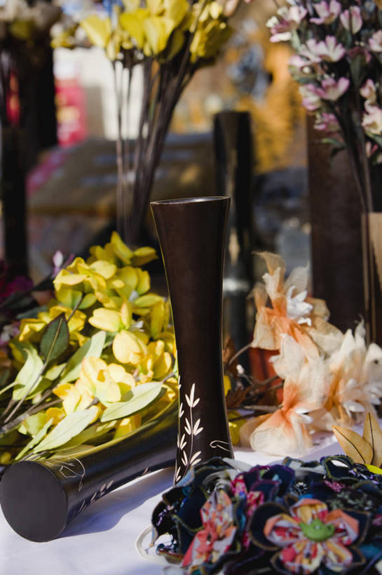 无人,竖图,室外,白天,花瓶,印度,装饰,市场,花,摄影,哈里亚纳邦,彩图,旅行