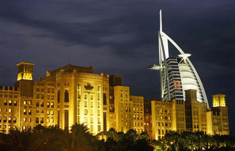 无人,码头,横图,城市,建筑,酒店,亚洲,摄影,运河,中东,阿拉伯联合酋长国,迪拜,波斯湾,彩图,旅行