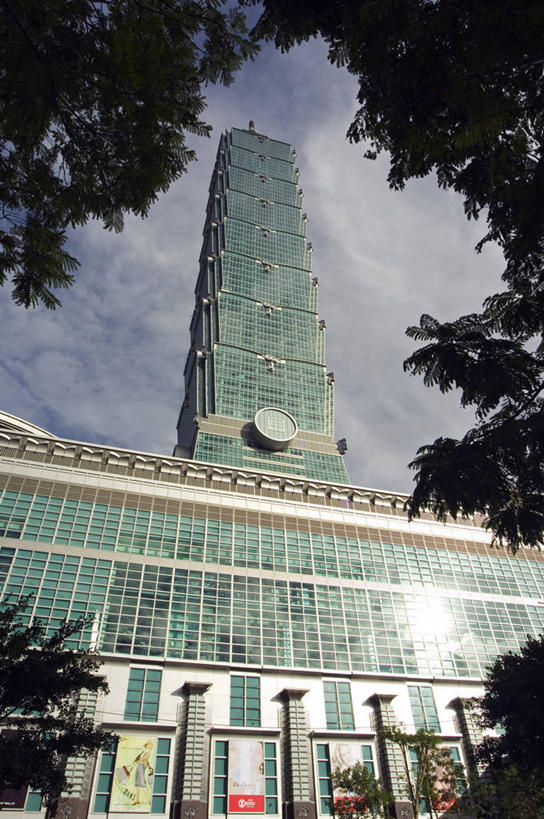 无人,竖图,室外,城市,建筑,摩天大楼,台湾,首都,现代,地标建筑,摄影,中国文化,台北,台北101,彩图