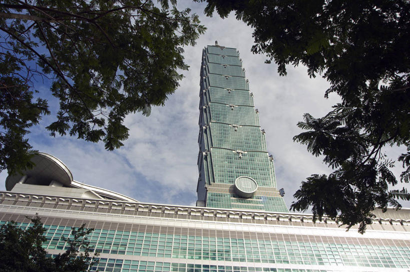 无人,横图,室外,城市,建筑,摩天大楼,台湾,首都,现代,地标建筑,摄影,中国文化,台北,台北101,彩图