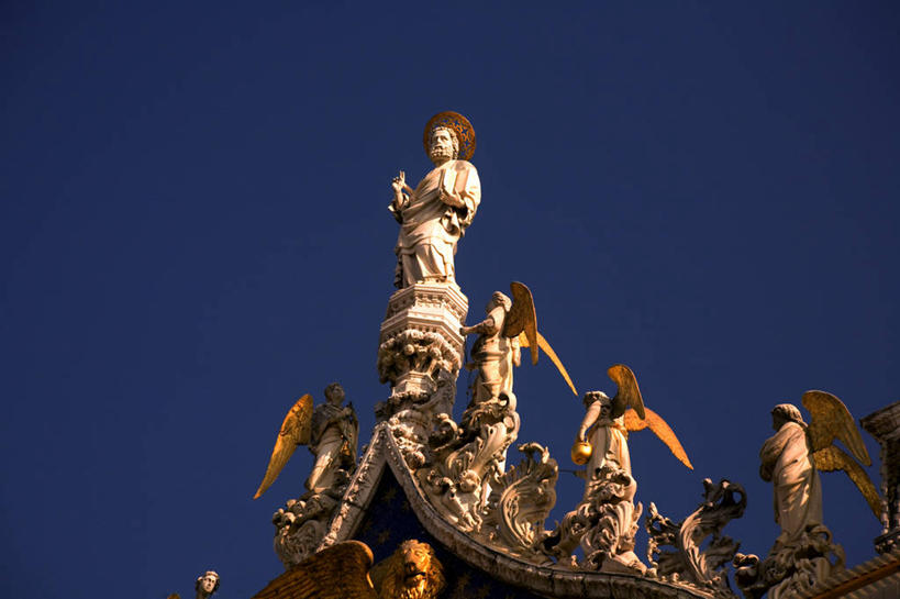 无人,横图,路灯,狮子,意大利,欧洲,威尼斯,雕像,柱子,摄影,地中海文化,中欧,威尼托大区,亚得里亚海,彩图,旅行